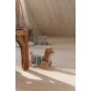 Jucarie din lemn FSC cu roti si snur pentru tras - Vulpe - Forest Friends - Little Dutch