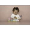Jucarie din lemn FSC pentru stivuire - Flori - Fairy Garden - Little Dutch