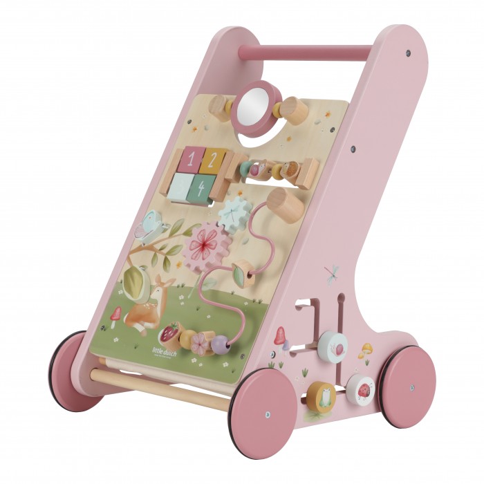Antemergator/Premergator din lemn FSC cu activitati - Fairy Garden - Little Dutch