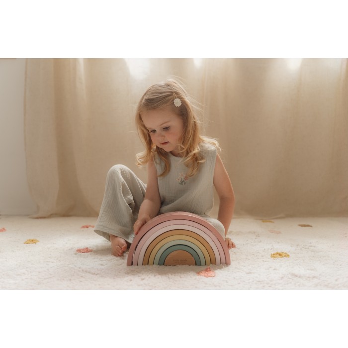Curcubeu din lemn FSC - Fairy Garden - Little Dutch