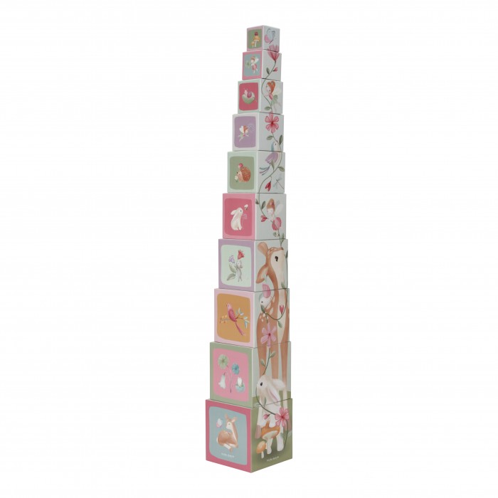 Cutii pentru stivuire din carton FSC - Fairy Garden - Little Dutch