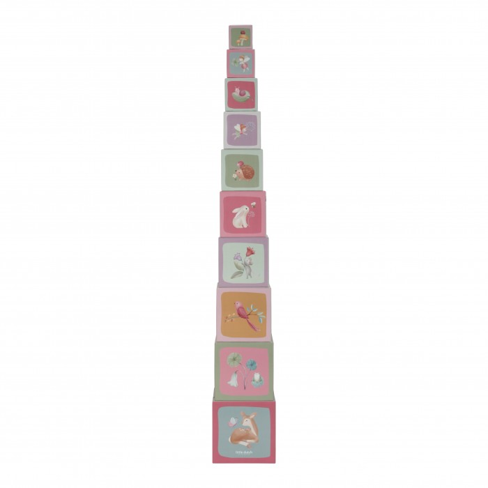 Cutii pentru stivuire din carton FSC - Fairy Garden - Little Dutch