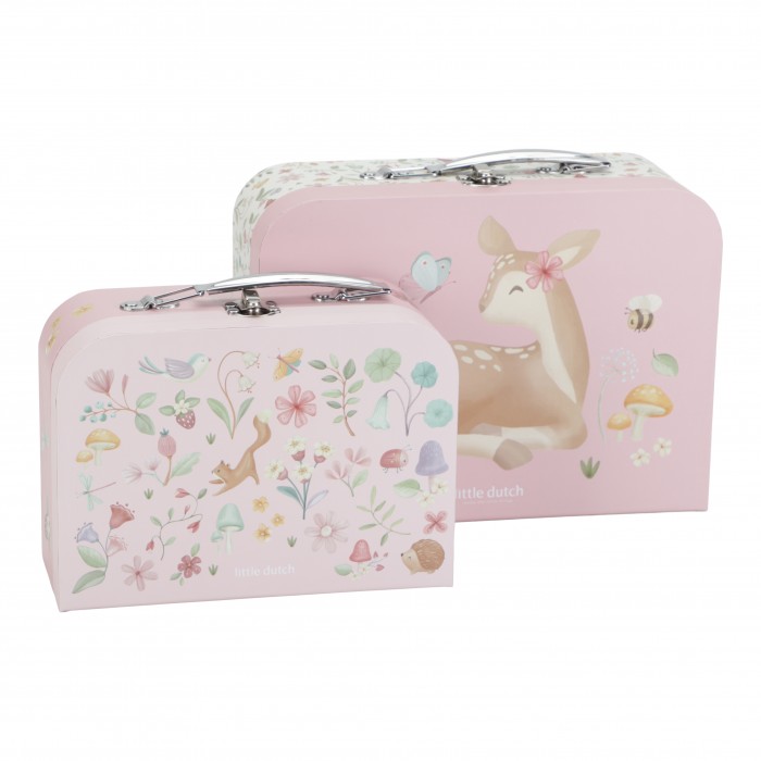 Valiza decorativa - set 2 bucati - Fairy Garden - Little Dutch