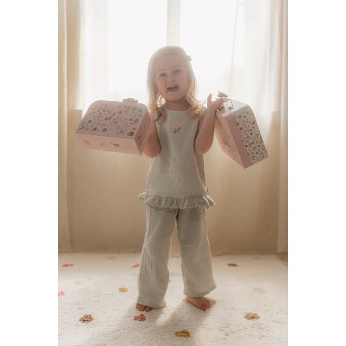 Valiza decorativa - set 2 bucati - Fairy Garden - Little Dutch