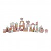 Cuburi de constructie din lemn FSC - Fairy Garden - Little Dutch
