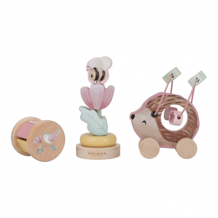 Cutie cadou cu jucarii din lemn FSC - Fairy Garden - Little Dutch