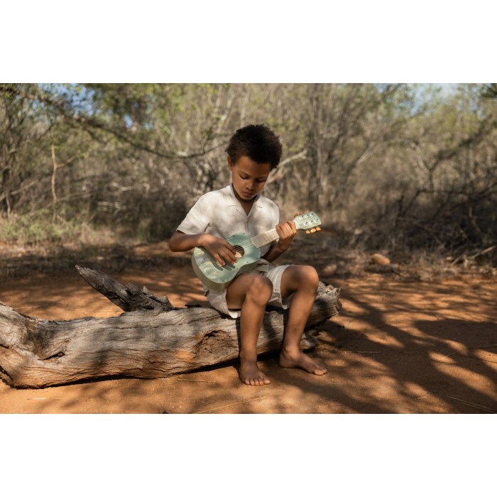 Chitara din lemn FSC - Green - Safari Friends - Little Dutch