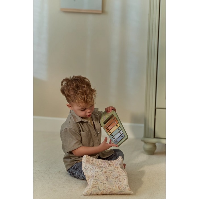Set de instrumente muzicale din lemn FSC - Green - Safari Friends - Little Dutch