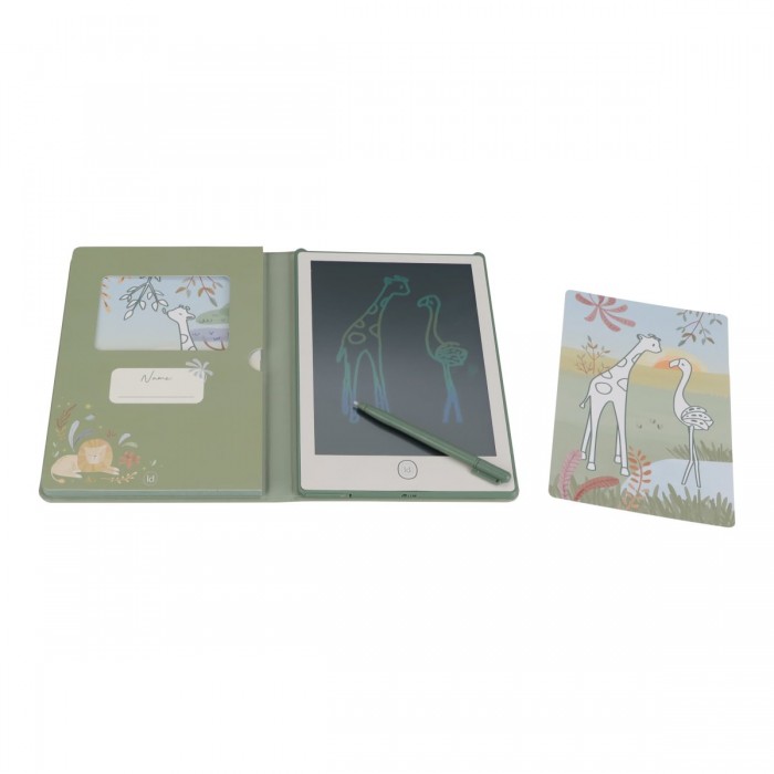Tableta magica - Safari Friends - Green - Little Dutch