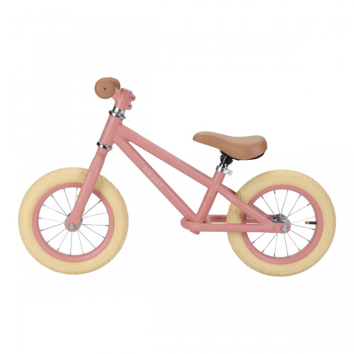 Bicicleta de echilibru fara pedale - Roz - Little Dutch