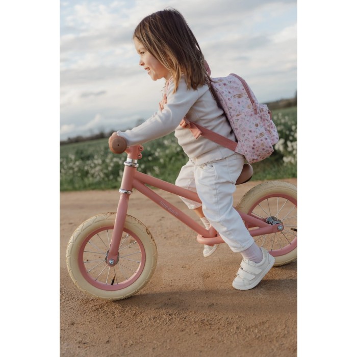 Bicicleta de echilibru fara pedale - Roz - Little Dutch