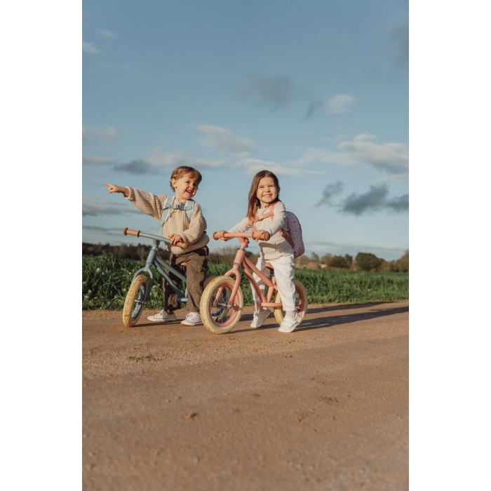 Bicicleta de echilibru fara pedale - Roz - Little Dutch