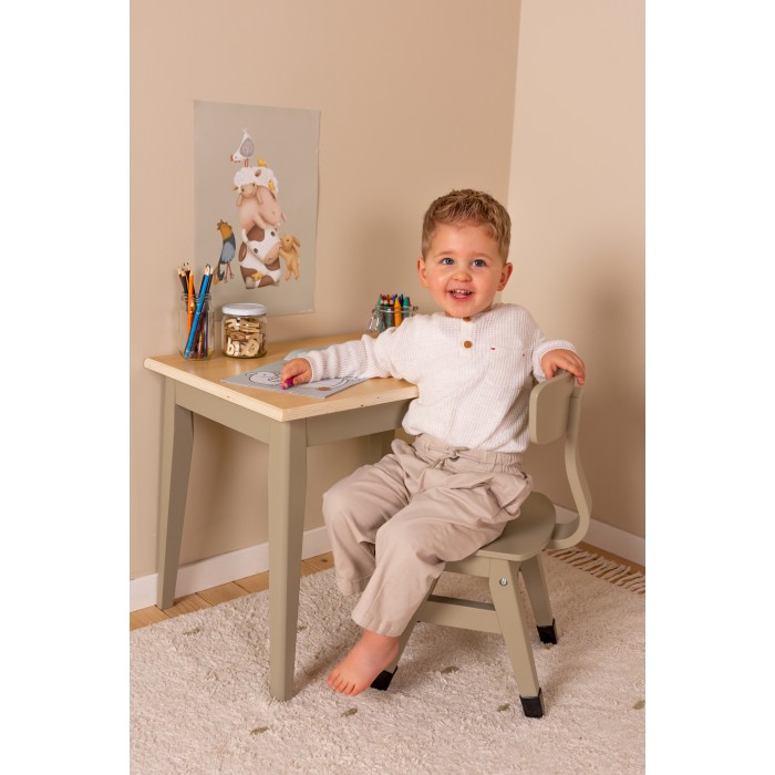 Mobilier pentru camera copilului - Masuta din lemn FSC - OLIVE - Little Dutch