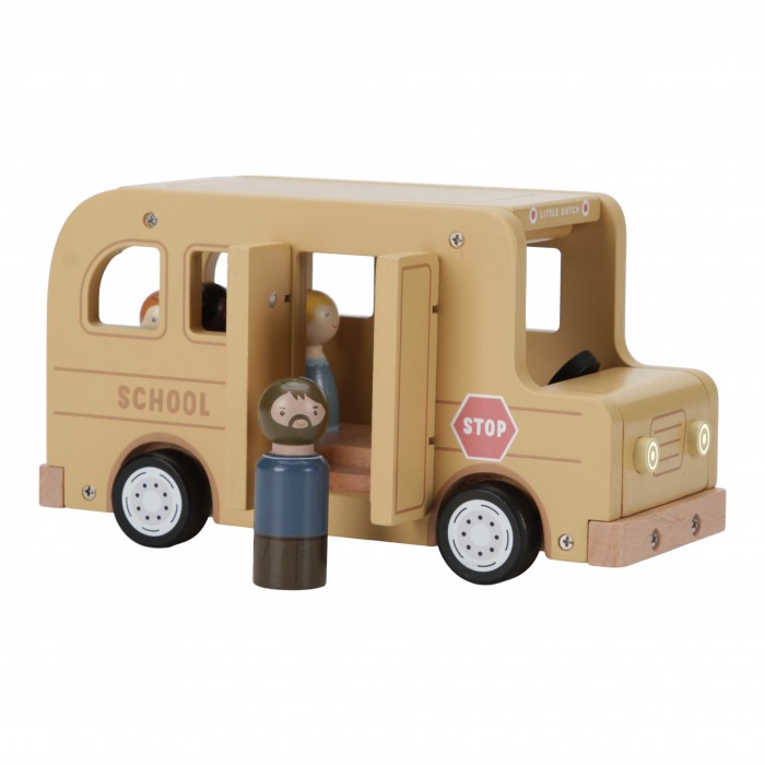 Autobuz scolar din lemn FSC - Little Dutch