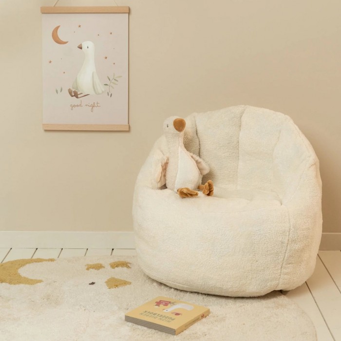 Fotoliu pentru copii - Beige - Newborn Naturals - Little Dutch