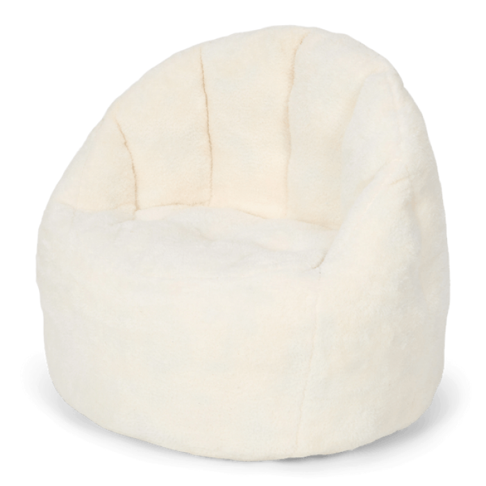 Fotoliu pentru copii - White - Newborn Naturals - Little Dutch