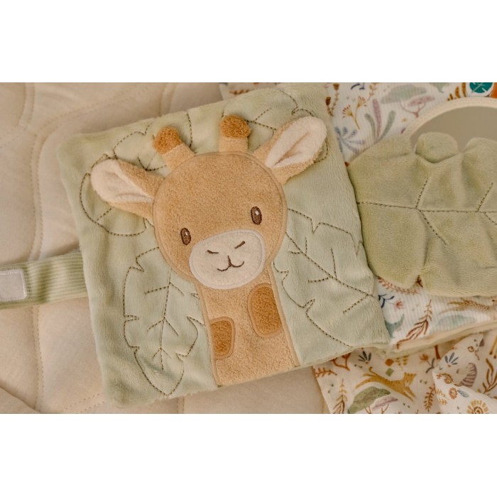 Carte senzoriala pentru bebelusi - Safari Friends - Little Dutch