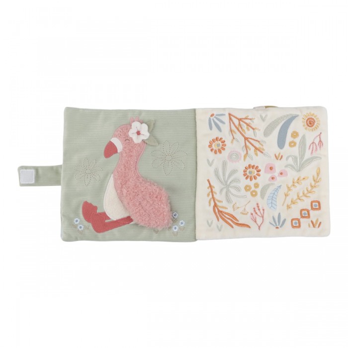 Carte senzoriala pentru bebelusi - Safari Friends - Little Dutch