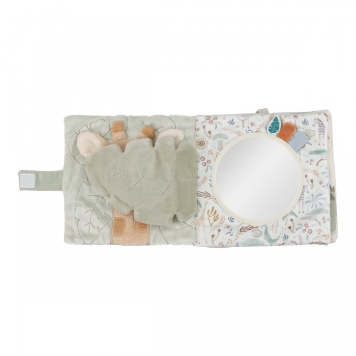 Carte senzoriala pentru bebelusi - Safari Friends - Little Dutch