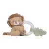Jucarie din plus cu inel cu margele - Leu - Safari Friends - Little Dutch