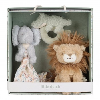 Cutie cadou pentru bebelusi - Safari Friends - Little Dutch