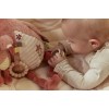 Jucarie senzoriala pentru bebelusi - Flamingo - Safari Friends - Little Dutch