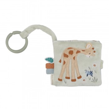 Carticica senzoriala moale - Safari Friends - Little Dutch