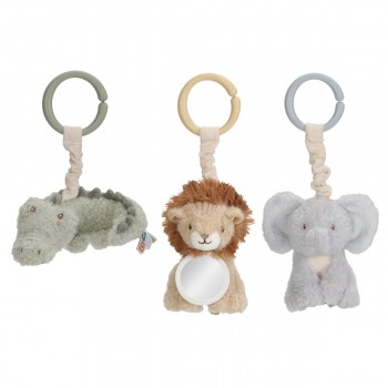 Jucarie din plus care vibreaza - set 3 bucati - Safari Friends - Little Dutch