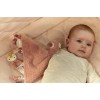 Jucarie paturica pentru bebelusi - Flamingo - Safari Friends - Little Dutch