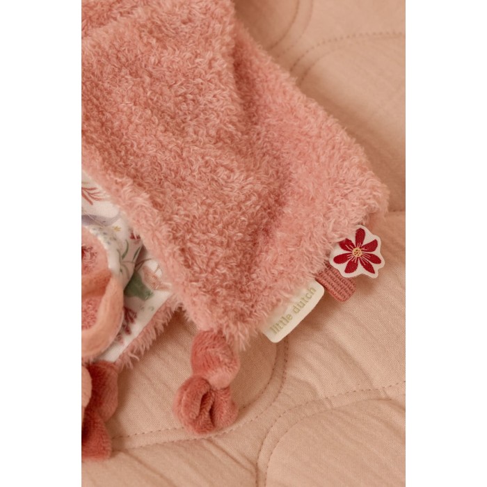 Jucarie paturica pentru bebelusi - Flamingo - Safari Friends - Little Dutch