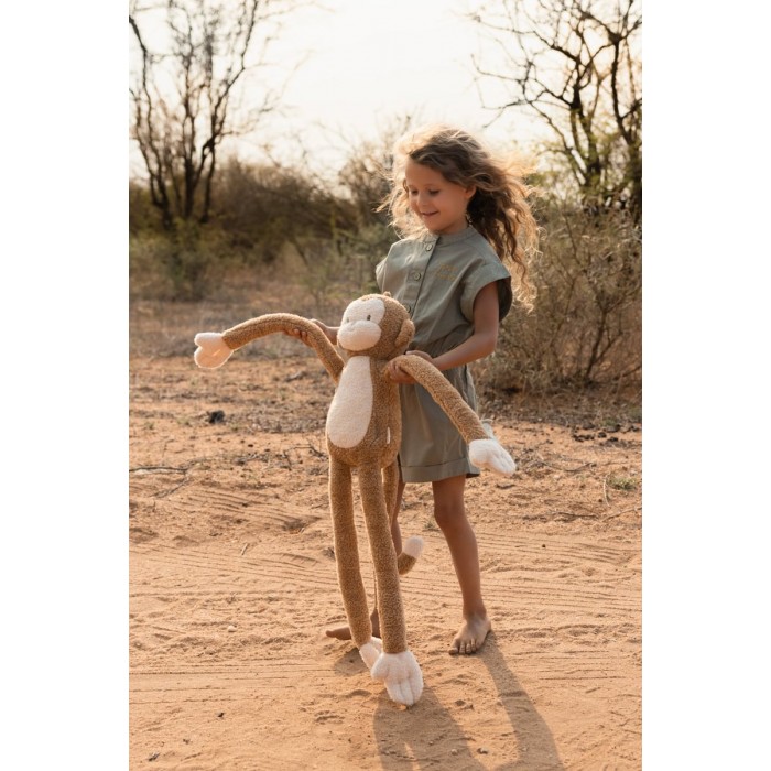 Jucarie din plus XL - Maimuta - Safari Friends - Little Dutch