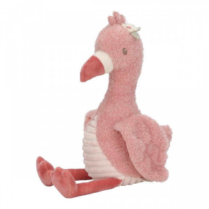 Jucarie din plus - Flamingo - 35 cm - Safari Friends - Little Dutch