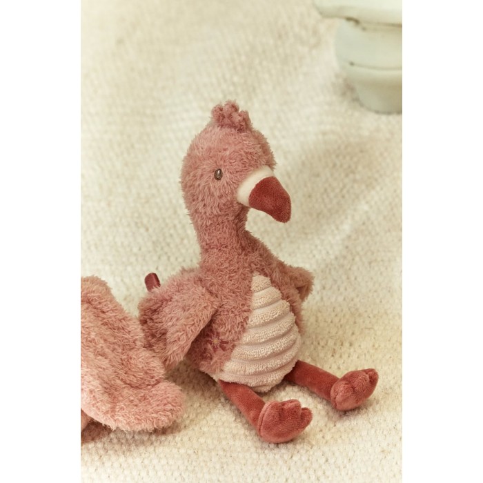 Jucarie din plus - Flamingo - 17 cm - Safari Friends - Little Dutch