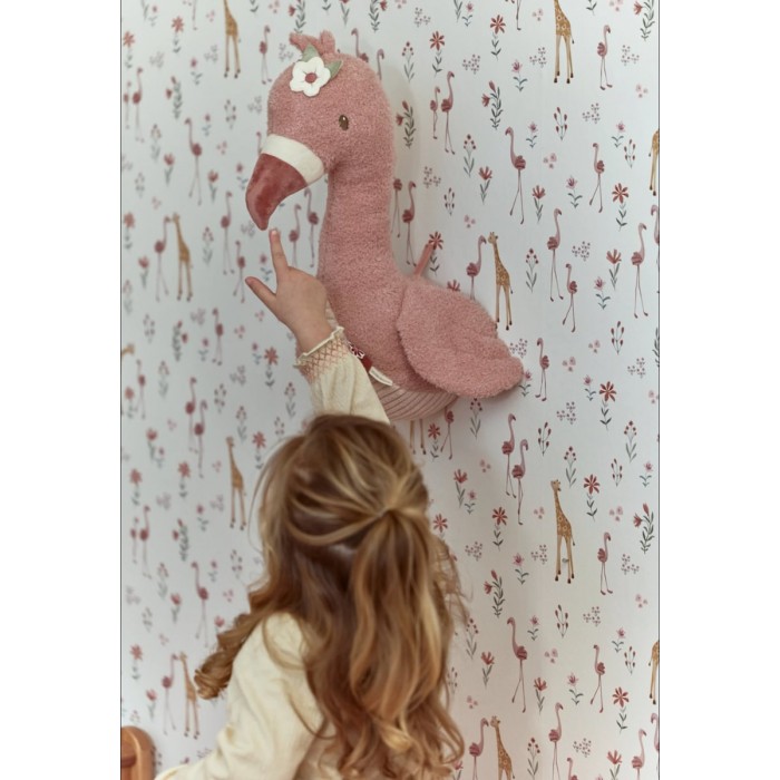 Decoratiune din plus - Flamingo - Safari Friends - Little Dutch