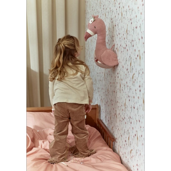 Decoratiune din plus - Flamingo - Safari Friends - Little Dutch