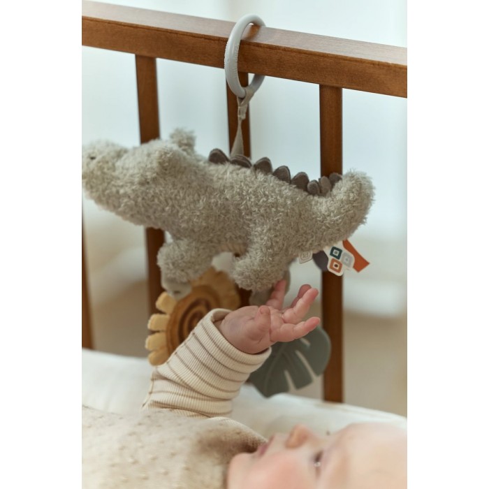 Jucarie senzoriala cu inel - Crocodil - Safari Friends - Little Dutch