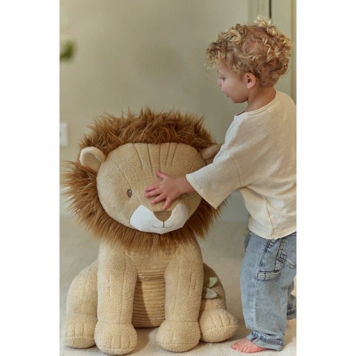Jucarie din plus - Leu - 60 cm - Safari Friends - Little Dutch