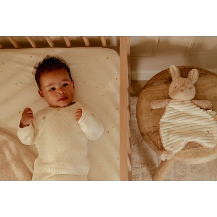 Jucarie paturica pentru bebelusi - Bunny - Newborn Naturals - Little Dutch