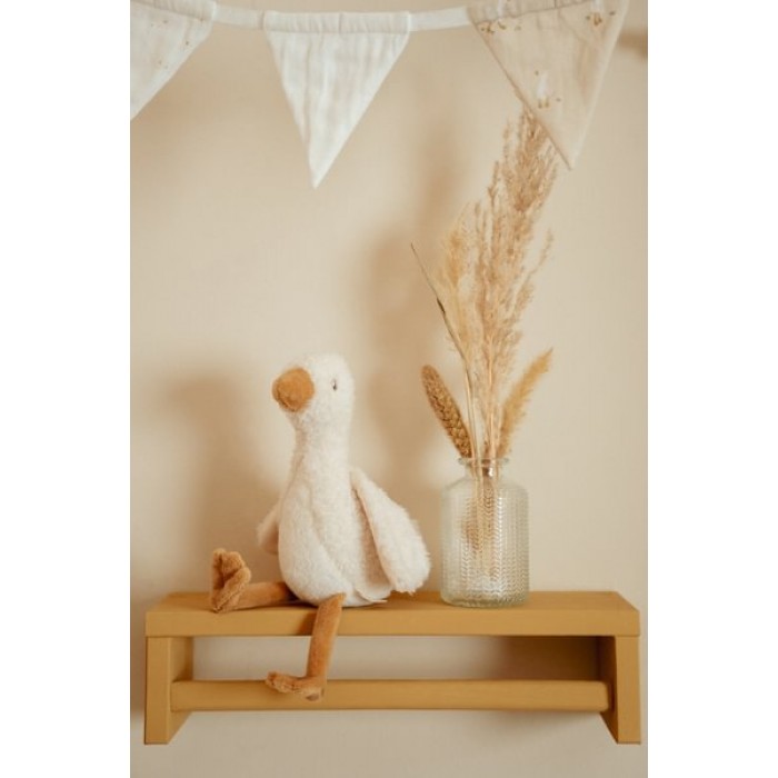 Jucarie din plus - Goose - 17 cm - Newborn Naturals - Little Dutch
