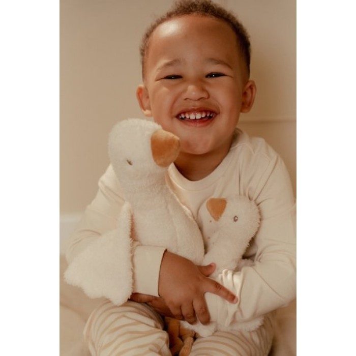 Jucarie din plus - Goose - 17 cm - Newborn Naturals - Little Dutch