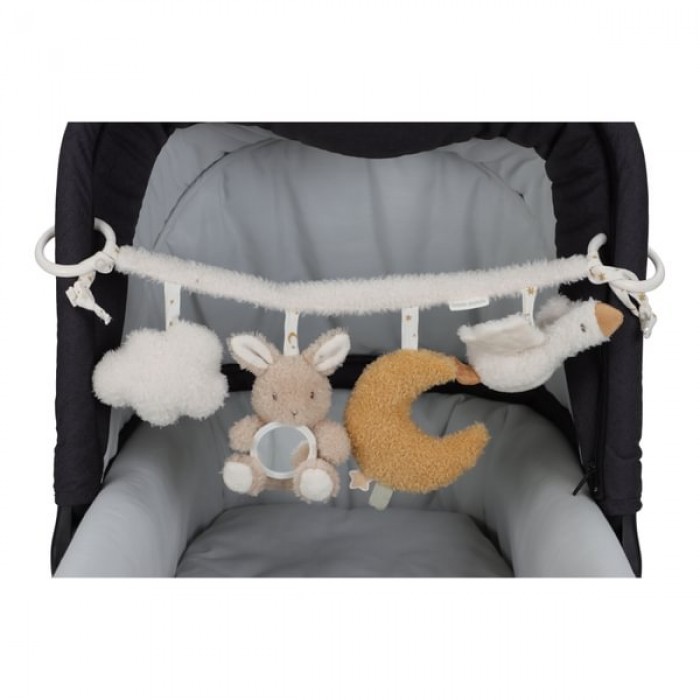 Jucarie senzoriala pentru carucior - Newborn Naturals - Little Dutch