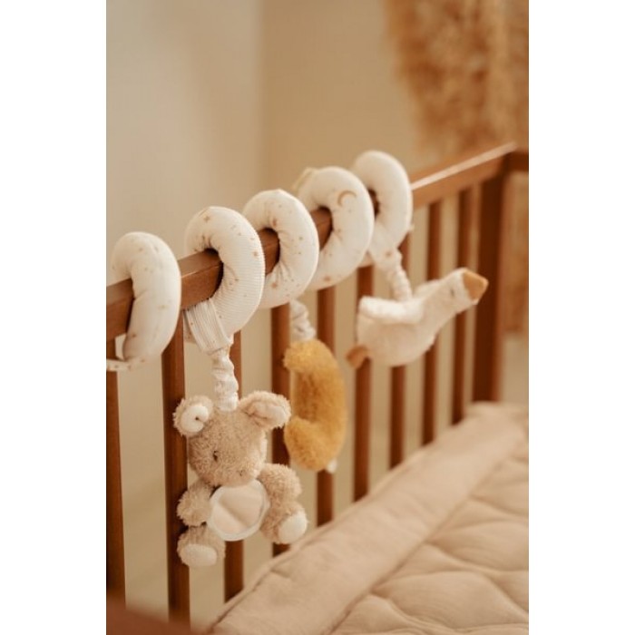 Spirala cu jucarii senzoriale pentru bebelusi - Newborn Naturals - Little Dutch