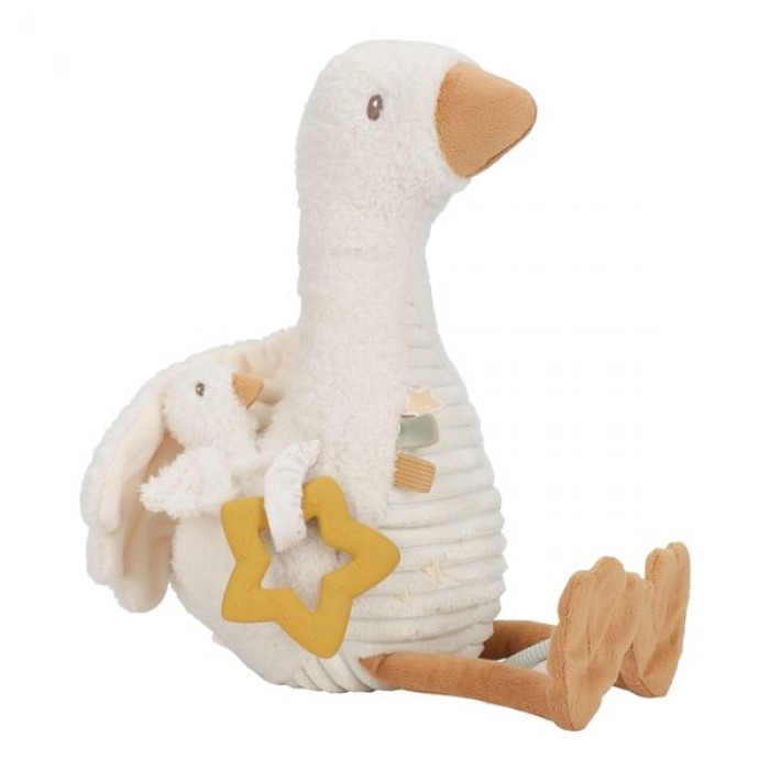 Jucarie din plus senzoriala - Little Goose - Newborn Naturals - Little Dutch