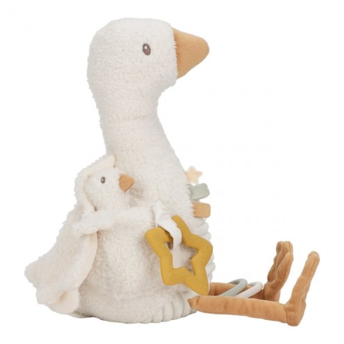 Jucarie din plus senzoriala - Little Goose - Newborn Naturals - Little Dutch