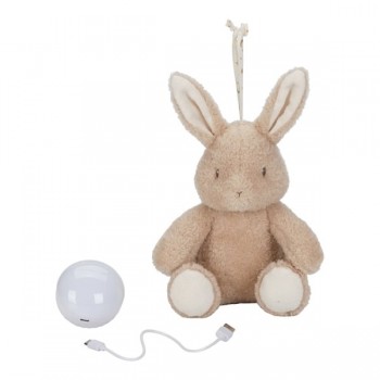Jucarie din plus cu sunete albe si lumina de veche - Bunny -  Newborn Naturals - Little Dutch Jucarie din plus cu sunete albe si lumina de veche - Bunny -  Newborn Naturals - Little Dutch