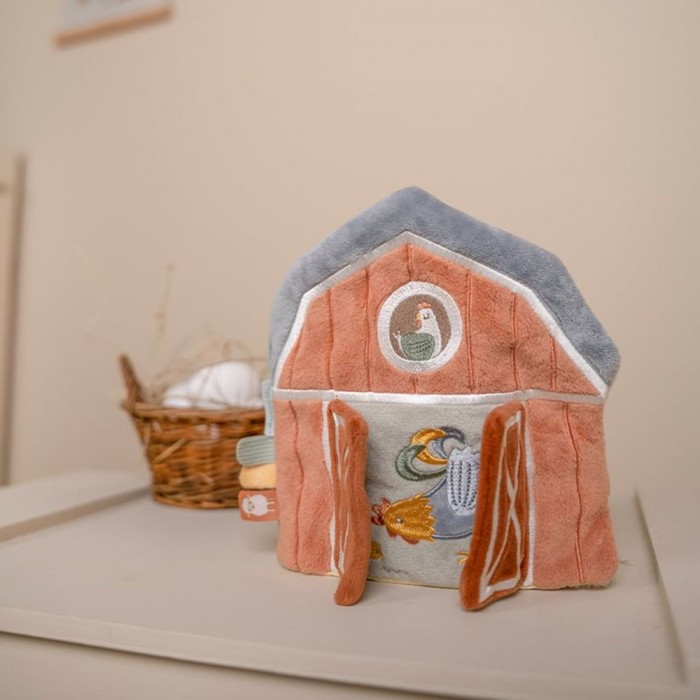 Carte senzoriala pentru bebelusi - Little Farm - Little Dutch