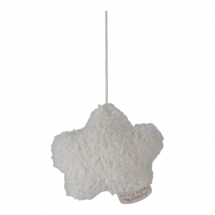Carusel muzical cu brat din lemn - Colectia Baby Bunny - Little Dutch