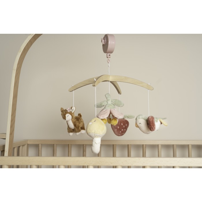 Carusel muzical  din lemn FSC - Fairy Garden  - Little Dutch