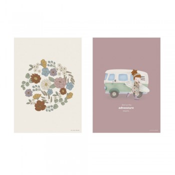 Poster A3 - Vintage Little Flowers - Little Dutch Poster A3 - Vintage Little Flowers - Little Dutch