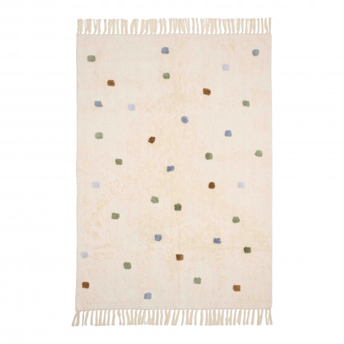 Covor - 170 x 120 cm - DOT - Blue - Little Dutch